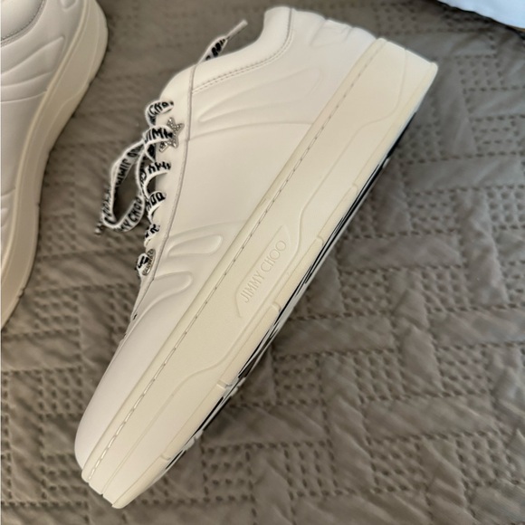 Jimmy Choo New all white Sneakers size 8us (38EU) - Picture 4 of 14